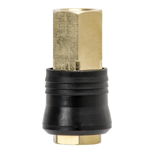Intertool PT-1814 Brass 1/4 Female Quick Disconnect