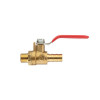 Ball air faucet, brass, 1/4 external thread for 10 mm hose, STORM Intertool PT-1890