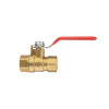 Air ball valve, brass, internal thread 1/4 -1/4, STORM Intertool PT-1881