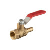 Ball air faucet, brass, 1/4 internal thread for 8 mm hose, STORM Intertool PT-1887