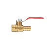 Ball air faucet, brass, 1/4 internal thread for 12 mm hose, STORM Intertool PT-1891