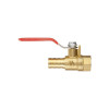 Ball air faucet, brass, 1/4 internal thread for 12 mm hose, STORM Intertool PT-1891