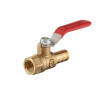 Ball air faucet, brass, 1/4 internal thread for 12 mm hose, STORM Intertool PT-1891