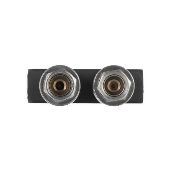 Air splitter 1/4 to 2 outputs, straight, with quick-disconnect connections, 10 bar Intertool PT-1854