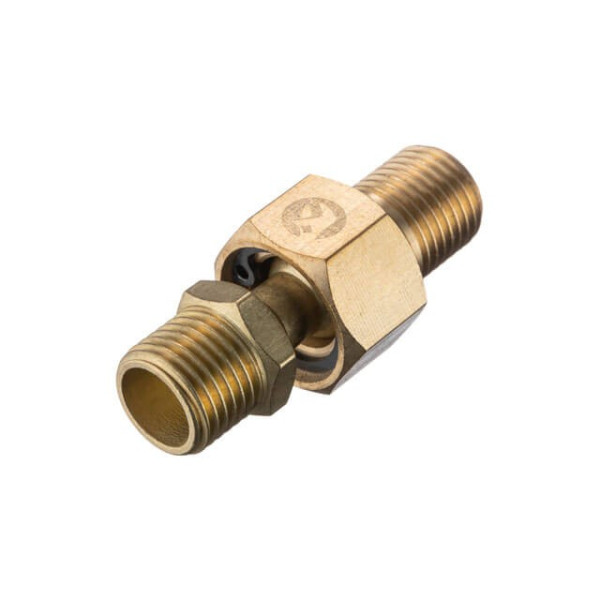 Swivel joint external thread 1/4 - 1/4, brass STORM Intertool PT-2208