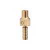Swivel joint external thread 1/4 for hose 10 mm, brass STORM Intertool PT-2206