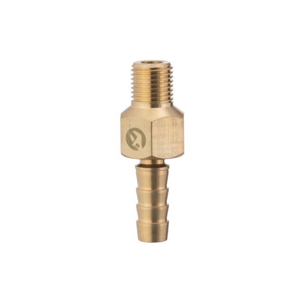Swivel joint external thread 1/4 for hose 10 mm, brass STORM Intertool PT-2206