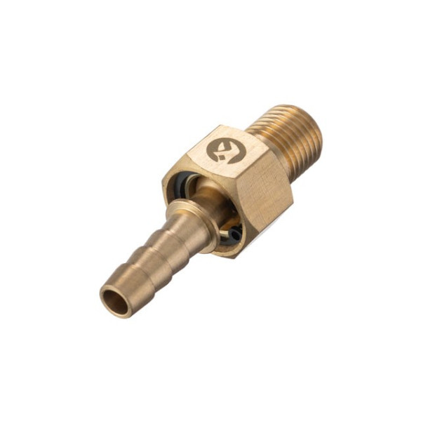 Swivel joint external thread 1/4 for hose 8 mm, brass STORM Intertool PT-2205