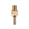 Swivel joint external thread 1/4 for hose 8 mm, brass STORM Intertool PT-2205