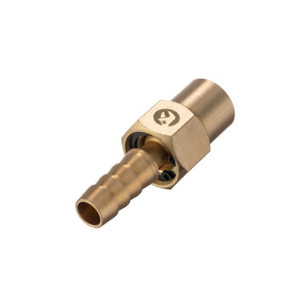 Swivel joint internal thread 1/4 for hose 10 mm, brass STORM Intertool PT-2202