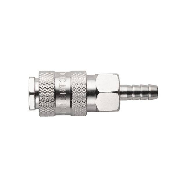 Соединение быстроразъемное на шланг 8 мм Intertool PT-1802