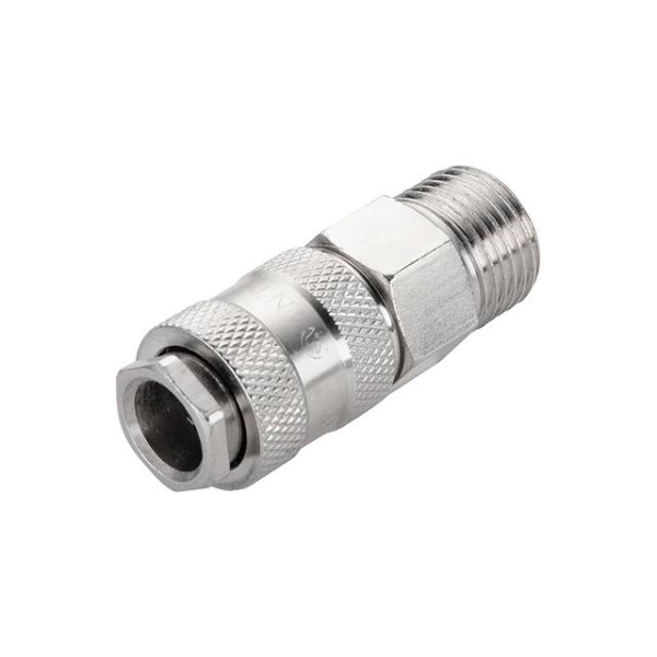 Соединение быстроразъемное с внешней резьбой 1/2 Intertool PT-1806