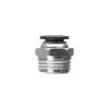 Collet connection for polyurethane and other hoses 10 mm, 1/2 external thread Intertool PT-2313