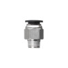 Collet connection for polyurethane and other hoses 10 mm, 1/4 external thread Intertool PT-2303