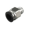 Collet connection for polyurethane and other hoses 12 mm, 1/4 external thread Intertool PT-2304