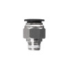 Collet connection for polyurethane and other hoses 12 mm, 1/4 external thread Intertool PT-2304