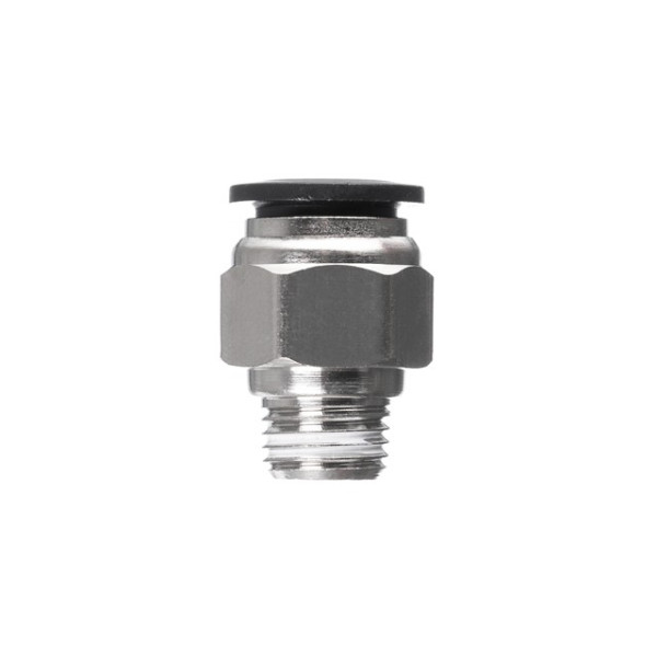 Collet connection for polyurethane and other hoses 12 mm, 1/4 external thread Intertool PT-2304