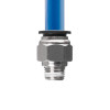 Collet connection for polyurethane and other hoses 12 mm, 1/4 external thread Intertool PT-2304