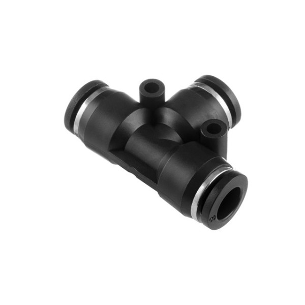 Collet T-shaped connection for polyurethane and other hoses 8 mm Intertool PT-2347