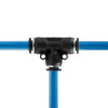 Collet T-shaped connection for polyurethane and other hoses 8 mm Intertool PT-2347