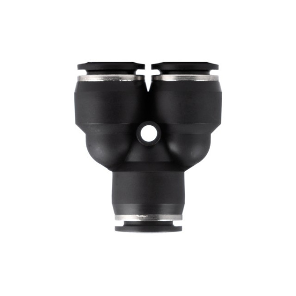 Collet Y-shaped connection for polyurethane and other hoses 12 mm Intertool PT-2374