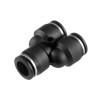 Collet Y-shaped connection for polyurethane and other hoses 12 mm Intertool PT-2374