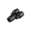 Collet Y-shaped connection for polyurethane and other hoses 6 mm Intertool PT-2371