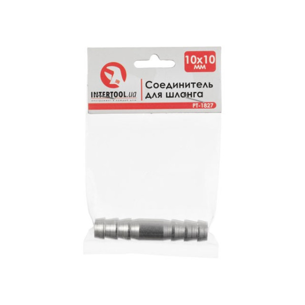 З'єднувач для шланга 10х10 мм Intertool PT-1827
