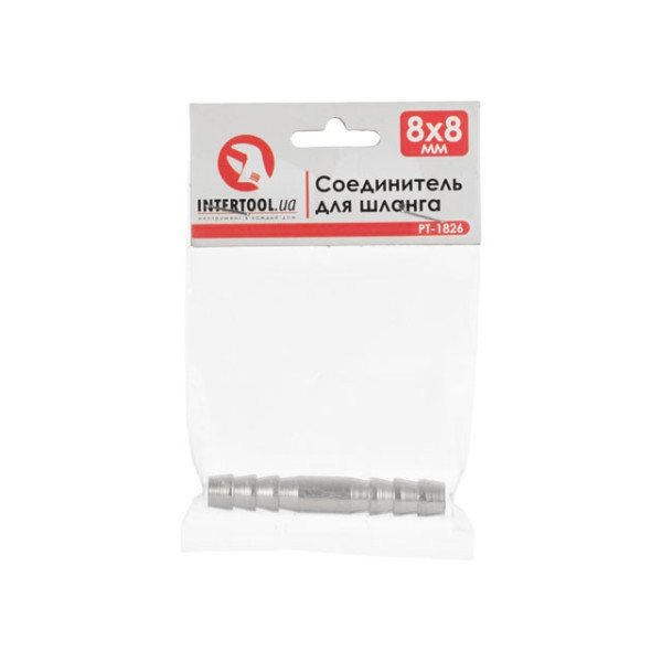 З'єднувач для шланга 8х8 мм Intertool PT-1826