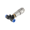 Tee for hose 8 mm hose and quick-disconnect connection for Intertool PT-1868 truck cab blowing kit