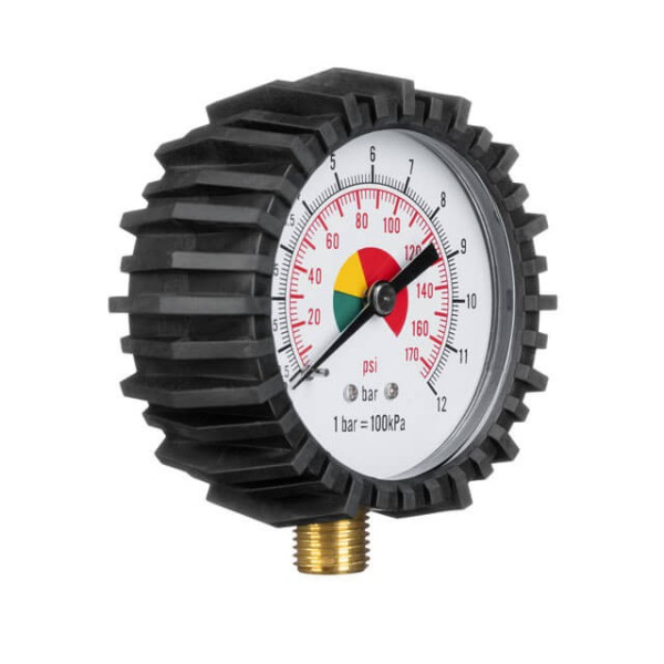 Pressure gauge for tire inflation gun, diameter 63 mm, 1/4 Intertool PT-0502