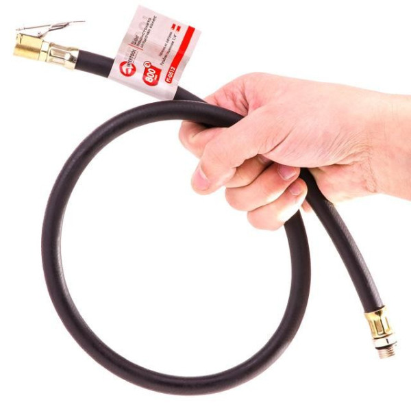 Hose for tire inflation gun with tip 80 cm Intertool PT-0512