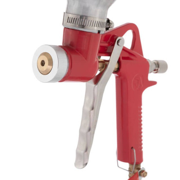 Pneumatic plastering gun, three nozzles: 4, 6, 8 mm, B/B metal, 6000 ml, 3-6 bar Intertool PT-0401