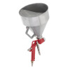 Pneumatic plastering gun, three nozzles: 4, 6, 8 mm, B/B metal, 6000 ml, 3-6 bar Intertool PT-0401