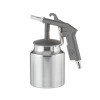 Sandblasting gun, 6 mm nozzle, bottom sand feed, 1000 ml tank, metal, 8 atm Intertool PT-0705