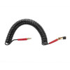 Шланг BLACK M-Flex 5.5х8 мм, 10 м спиральный полиуретановый с поворотным шарниром Intertool PT-1790