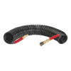 Шланг BLACK M-Flex 8х12 мм, 10 м спиральный полиуретановый с поворотным шарниром Intertool PT-1796