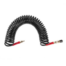 Шланг BLACK M-Flex 8х12 мм, 10 м спиральный полиуретановый с поворотным шарниром Intertool PT-1796