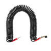 Шланг BLACK M-Flex 8х12 мм, 15 м спиральный полиуретановый с поворотным шарниром Intertool PT-1797