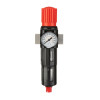 Filter for air cleaning with a reducer 1/2, 5 μm, 2500 l/min., metal, professional Intertool PT-1418