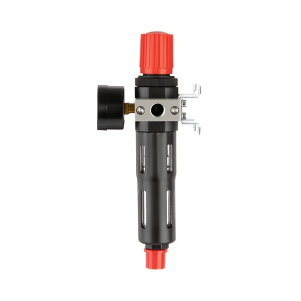 Filter for air cleaning with a reducer 1/4, 5 μm, 1200 l/min., metal, professional Intertool PT-1419