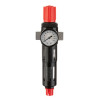 Filter for air cleaning with a reducer 1/4, 5 μm, 1200 l/min., metal, professional Intertool PT-1419