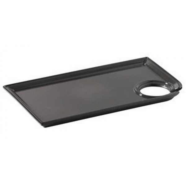 Buffet tray with hole for glass Revol, black 23 x 13 x 1 cm