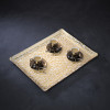 Platex tray with KAZAN GOLD handles, acrylic, 54 x 43 cm