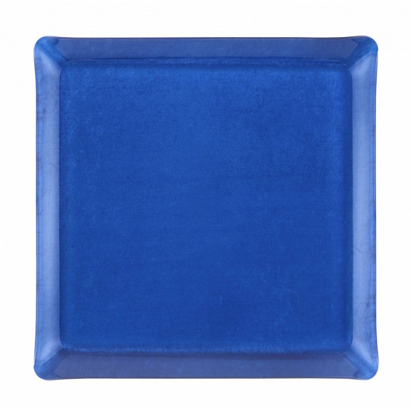 Tray Platex VELOURS MAJORELLE, acrylic, 46 x 46 cm