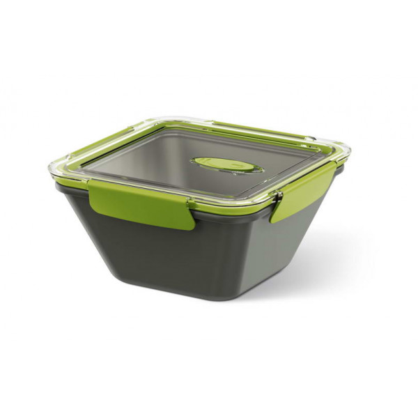 Контейнер квадратний Emsa BENTO BOX, сіро-зелений, 1,5 л