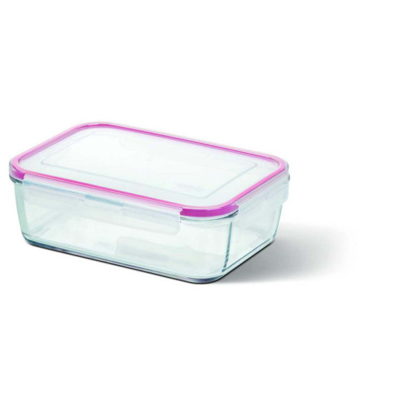 Emsa CLIP&amp;CLOSE rectangular glass container, 1.3 l