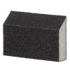 Sponge for sanding trapezoid 110*75*54*25 mm, aluminum oxide K80 Intertool HT-0808