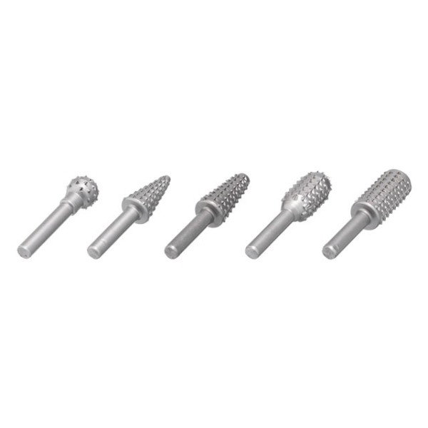 Набор шарошек по дереву 5 шт. Intertool BT-0030