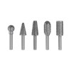 Набор шарошек по дереву 5 шт. Intertool BT-0030